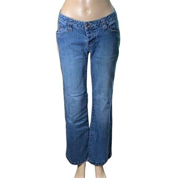 Prodigy Womens Denim Blue Jeans Pants Boot Cut Mid Rise Medium Wash Size 9 - Picture 1 of 12